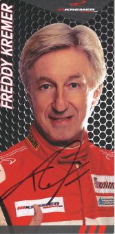 Freddy Kremer  Ferrari   Auto Motorsport Autogrammkarte original signiert 