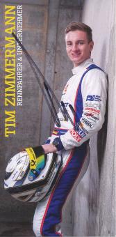Tim Zimmermann  VW   Auto Motorsport Autogrammkarte original signiert 