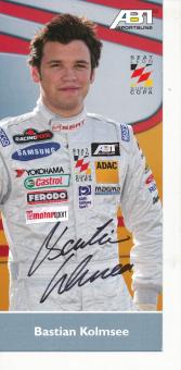 Bastian Kolmsee  Seat   Auto Motorsport Autogrammkarte original signiert 