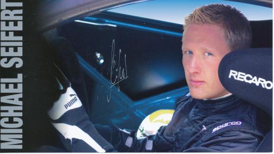 Michael Seifert  Mini   Auto Motorsport Autogrammkarte original signiert 