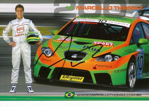 Marcello Thomaz  Seat  Auto Motorsport Autogrammkarte original signiert 