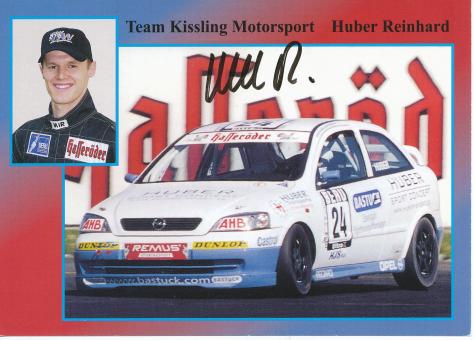 Reinhard Huber  Opel  Auto Motorsport Autogrammkarte original signiert 