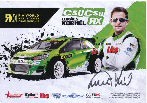 Kornel Lukacs  Ralley  Auto Motorsport Autogrammkarte original signiert 