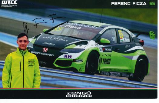 Ferenc Ficza  Honda  Auto Motorsport Autogrammkarte original signiert 