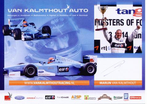 Marlin Van Kalmthout  Ford  Auto Motorsport Autogrammkarte original signiert 