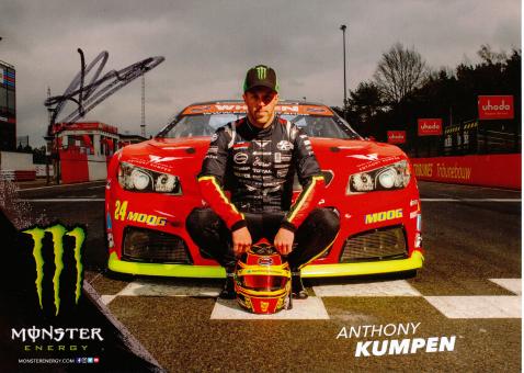 Anthony Kumpen  Auto Motorsport Autogrammkarte original signiert 