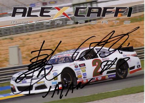 Kenkou Miura & Carlo Forte  Auto Motorsport Autogrammkarte original signiert 