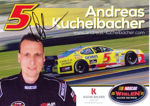 Andreas Kuchelbacher  NASCAR   Auto Motorsport Autogrammkarte original signiert 