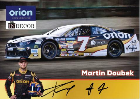 Martin Doubek  NASCAR   Auto Motorsport Autogrammkarte original signiert 