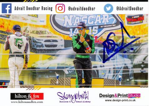 ?  NASCAR   Auto Motorsport Autogrammkarte original signiert 