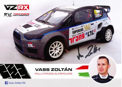 Vass Zoltan  Ralley  Auto Motorsport Autogrammkarte original signiert 