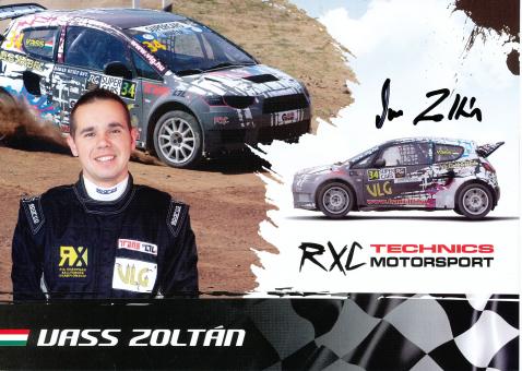 Vass Zoltan  Ralley  Auto Motorsport Autogrammkarte original signiert 