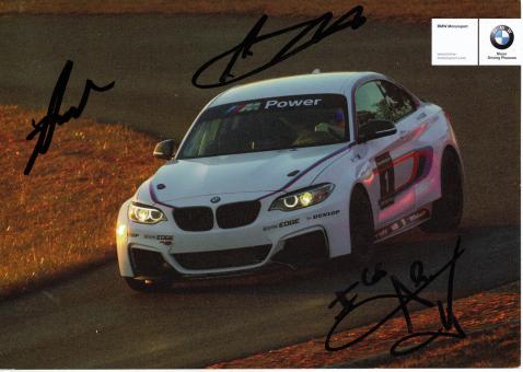 ?  BMW  Auto Motorsport Autogrammkarte original signiert 