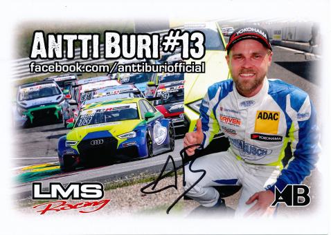 Antti Buri  Audi  Auto Motorsport Autogrammkarte original signiert 