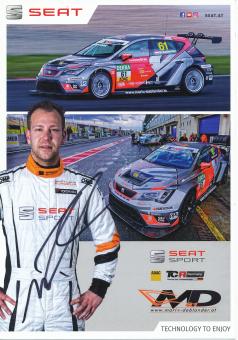 Mario Dablander  Seat  Auto Motorsport Autogrammkarte original signiert 