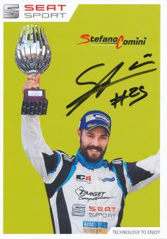 Stefano Comini  Seat  Auto Motorsport Autogrammkarte original signiert 