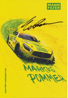 Markus Pommer  Mercedes  Auto Motorsport Autogrammkarte original signiert 