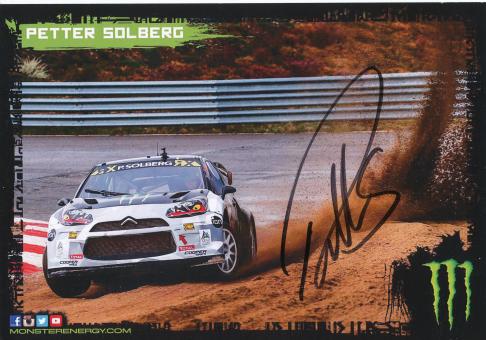 Petter Solberg  Ralley  Auto Motorsport Autogrammkarte original signiert 