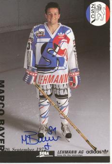 Matthias Baechler  ZSC Lions  Eishockey Autogrammkarte original signiert 