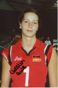 Christin Guhr  Volleyball Autogramm Foto original signiert 