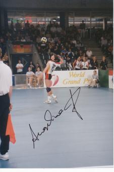 Angelina Grün  Volleyball Autogramm Foto original signiert 