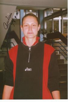 Christine Fürst  Volleyball Autogramm Foto original signiert 