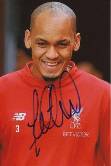 Fabinho  FC Liverpool  Fußball Autogramm Foto original signiert 