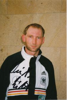 Dieter Eilts  DFB Nationalteam  Fußball Autogramm Foto original signiert 