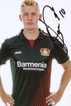 Julian Brandt  Bayer 04 Leverkusen  Fußball Autogramm Foto original signiert 