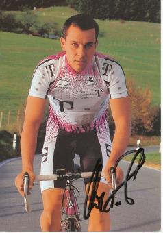 Uwe Raab  Team Telekom  Radsport  Autogrammkarte original signiert 