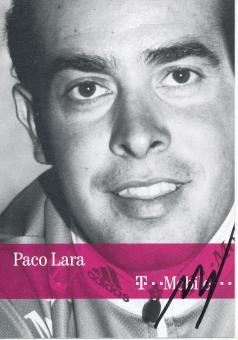 Paco Lara  Team Telekom  Radsport  Autogrammkarte original signiert 