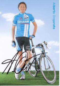 Alberto Ongarato  Team Milram  Radsport  Autogrammkarte original signiert 