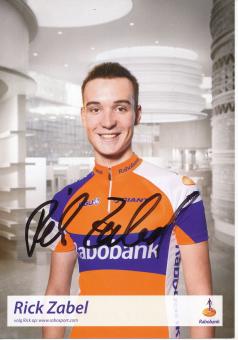 Rick Zabel  Team Rabo Bank  Radsport  Autogrammkarte original signiert 