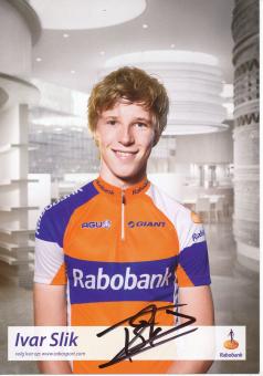 Ivar Slik  Team Rabo Bank  Radsport  Autogrammkarte original signiert 