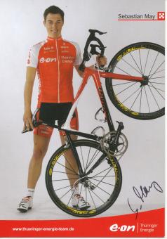 Sebastian May  Radsport  Autogrammkarte original signiert 