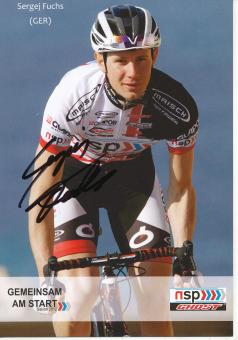 Sergej Fuchs  Radsport  Autogrammkarte original signiert 