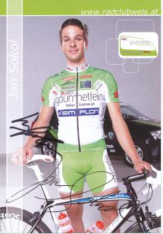 Jan Sokol   Radsport  Autogrammkarte original signiert 