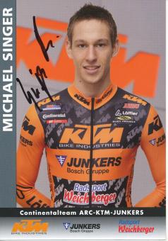 Michael Singer  Radsport  Autogrammkarte original signiert 