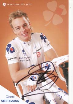 Gianni Meersman  Radsport  Autogrammkarte original signiert 