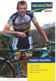 Frederik Veuchelen  Radsport  Autogrammkarte original signiert 