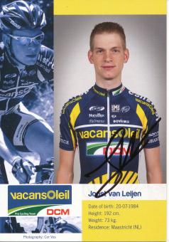 Joost van Leijen  Radsport  Autogrammkarte original signiert 