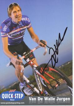 Jurgen Van De Walle  Radsport  Autogrammkarte original signiert 