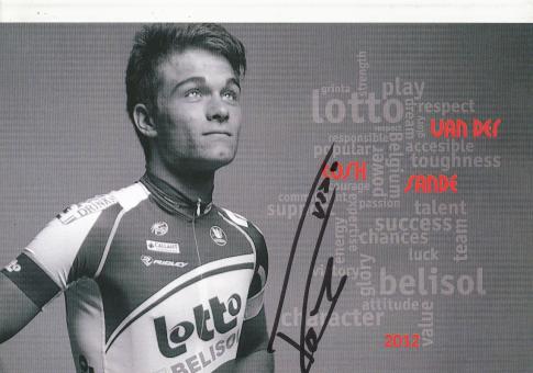 Tosh van der Sande  Radsport  Autogrammkarte original signiert 