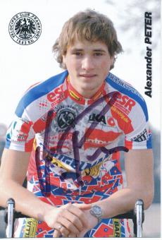 Alexander Peter  Radsport  Autogrammkarte original signiert 