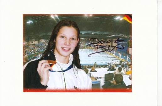 Dorothea Brandt  Schwimmen Autogramm Foto original signiert 