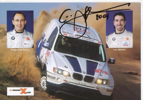 Luc Alphand  Ralley  Auto Motorsport Autogrammkarte original signiert 