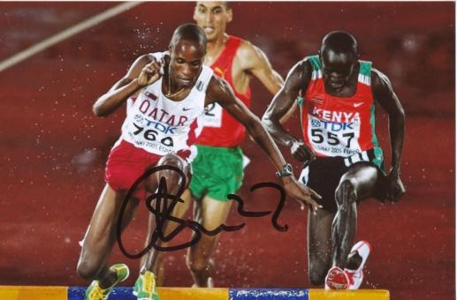 Saif Saaeed Shaheen  Katar  Leichtathletik Foto original signiert 