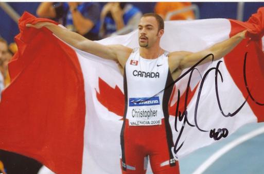 Christopher Tyler  Kanada  Leichtathletik Foto original signiert 