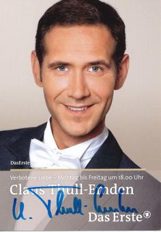 Claus Thull Emden  Verbotene Liebe  TV Serien Autogrammkarte original signiert 