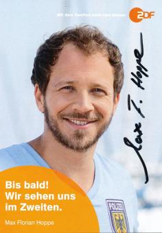Max Florian Hoppe  Küstenwache  ZDF  TV Serien Autogrammkarte original signiert 